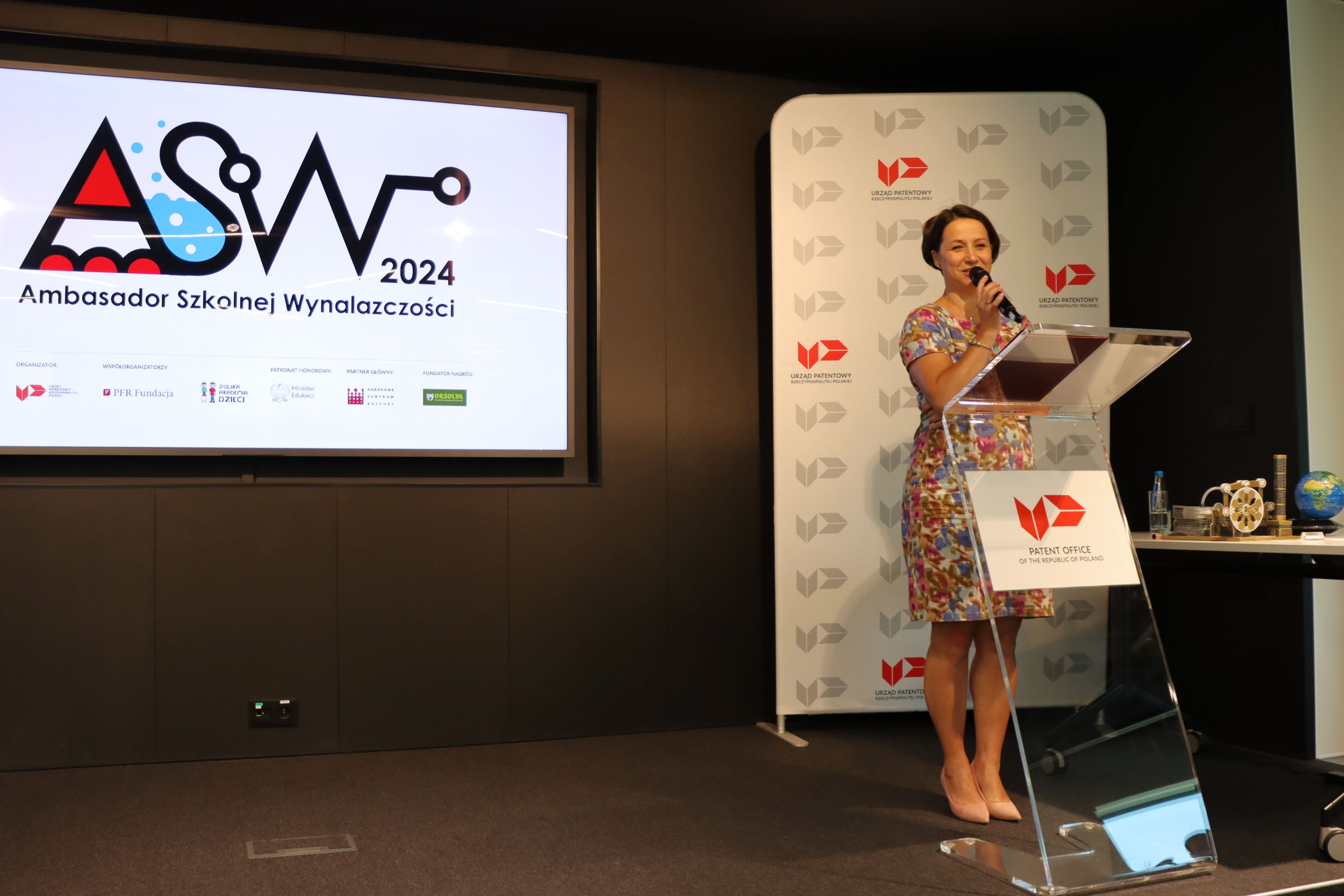 Uroczystość ogłoszenia wyników dziewiątej edycji konkursu Ambasador Szkolnej Wynalazczości 2024