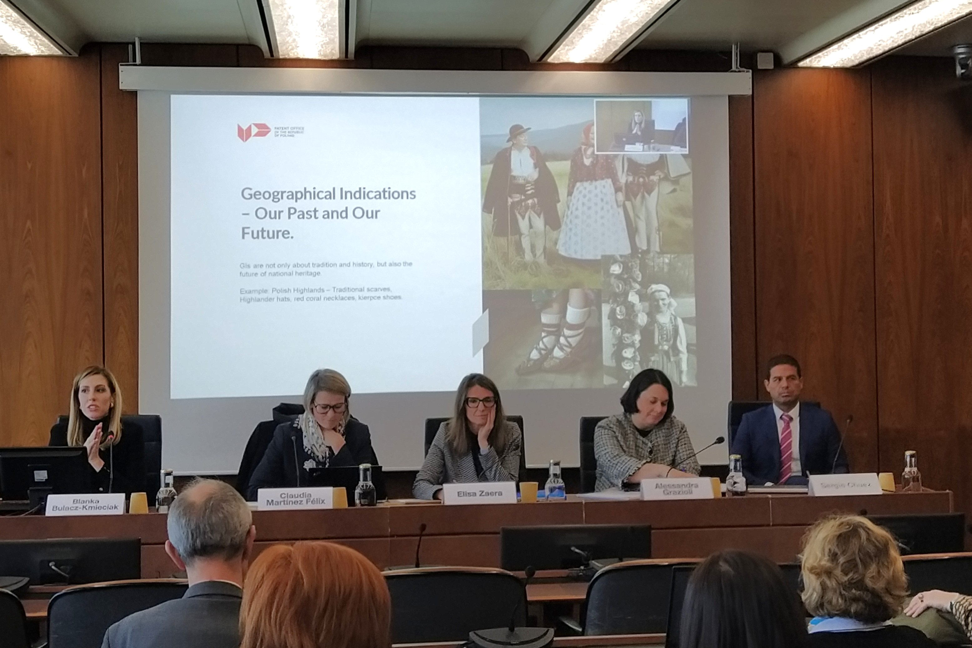 Sesja w WIPO "Learning from experience: How geographical indications serve prosperity and support local communities"