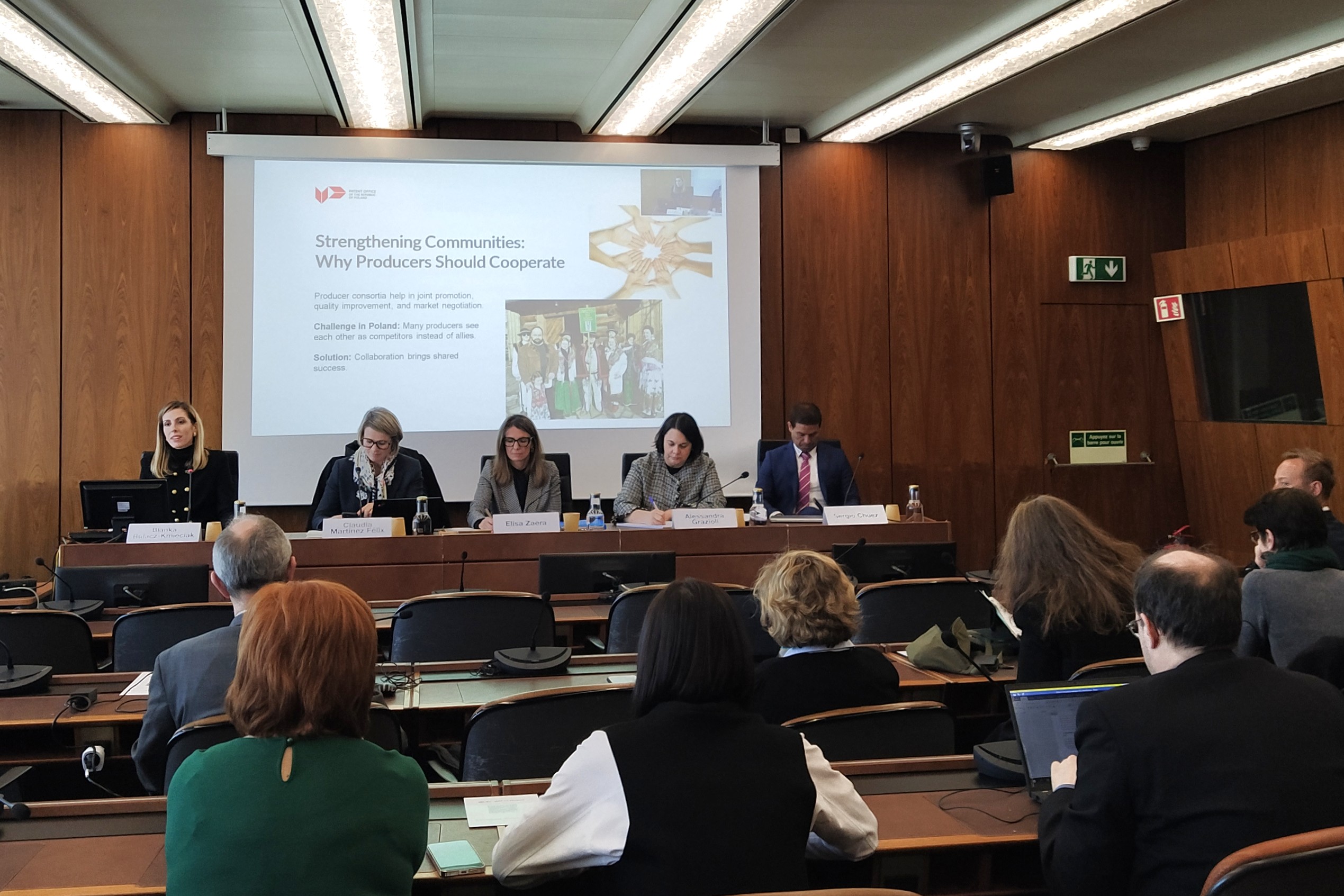 Sesja w WIPO "Learning from experience: How geographical indications serve prosperity and support local communities"