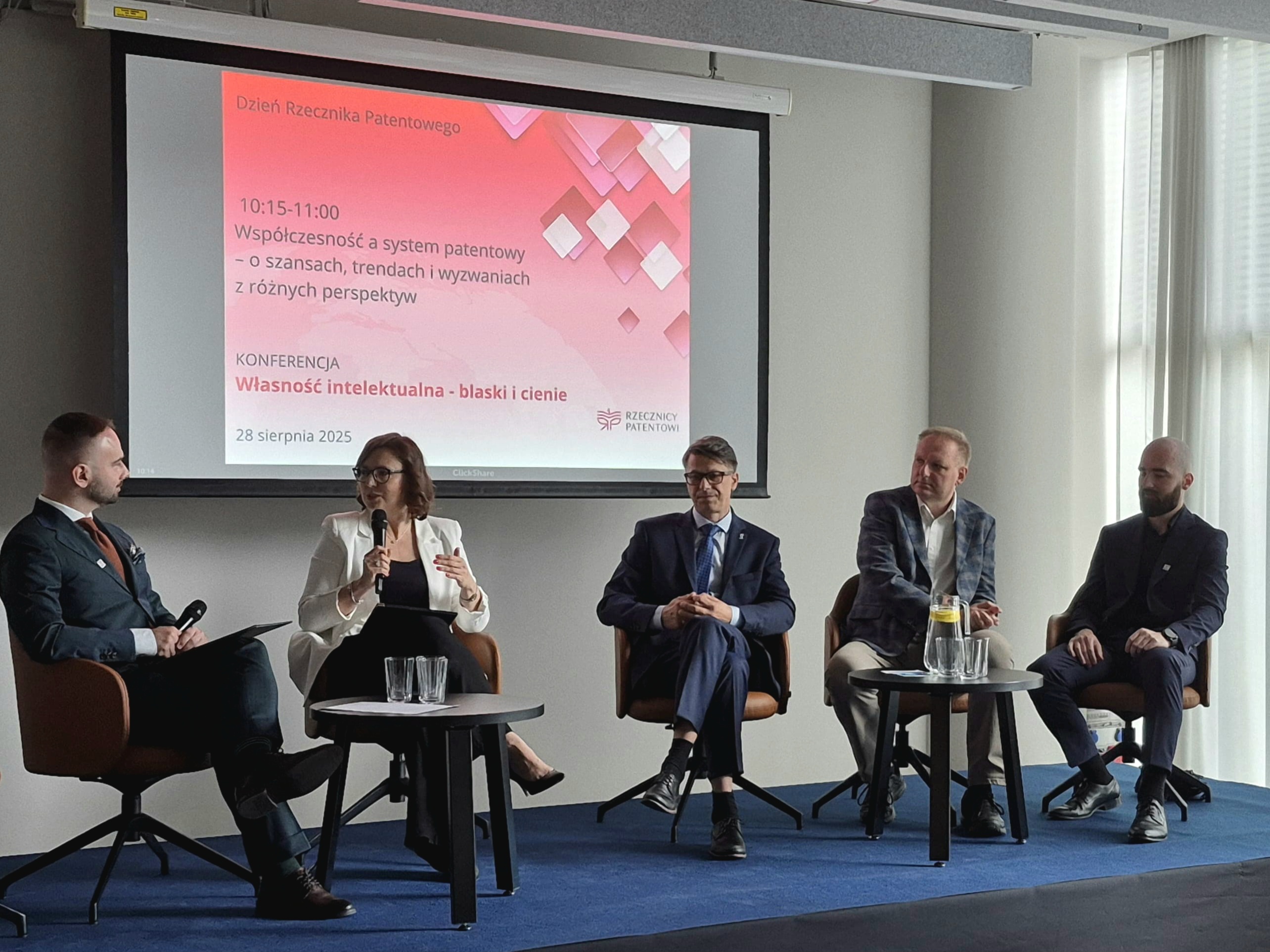 Kierownictwo Urzędu Patentowego RP na konferencji z okazji Dnia Rzecznika Patentowego