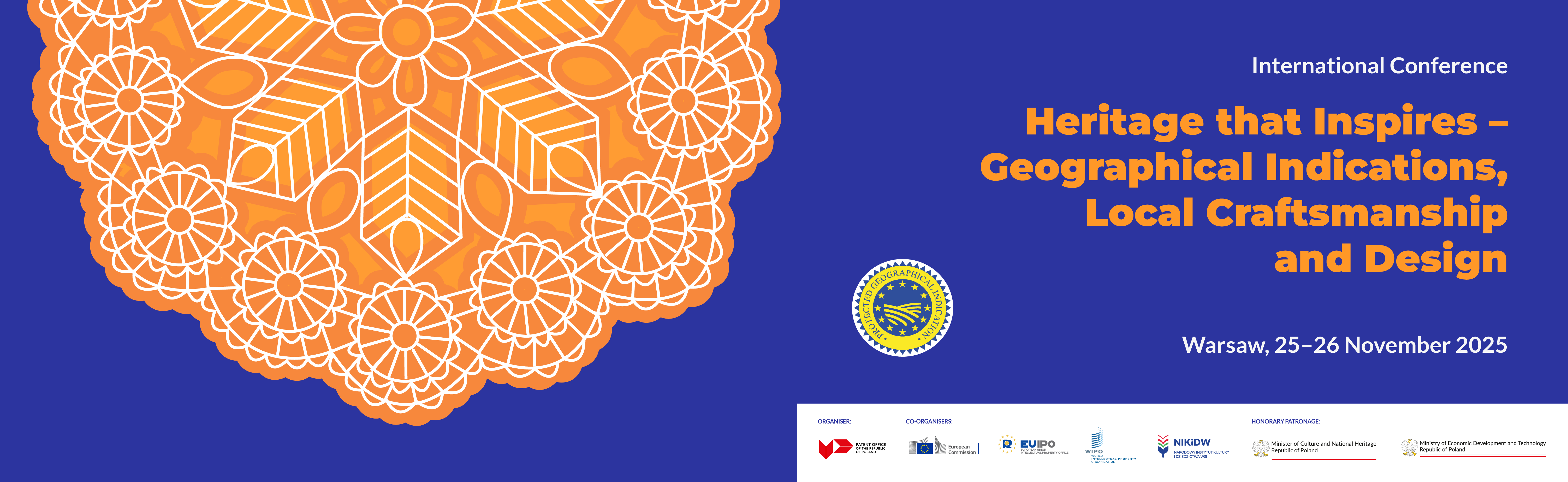 International Conference Heritage that Inspires – Geographical Indications, Local Craftsmanship and Design