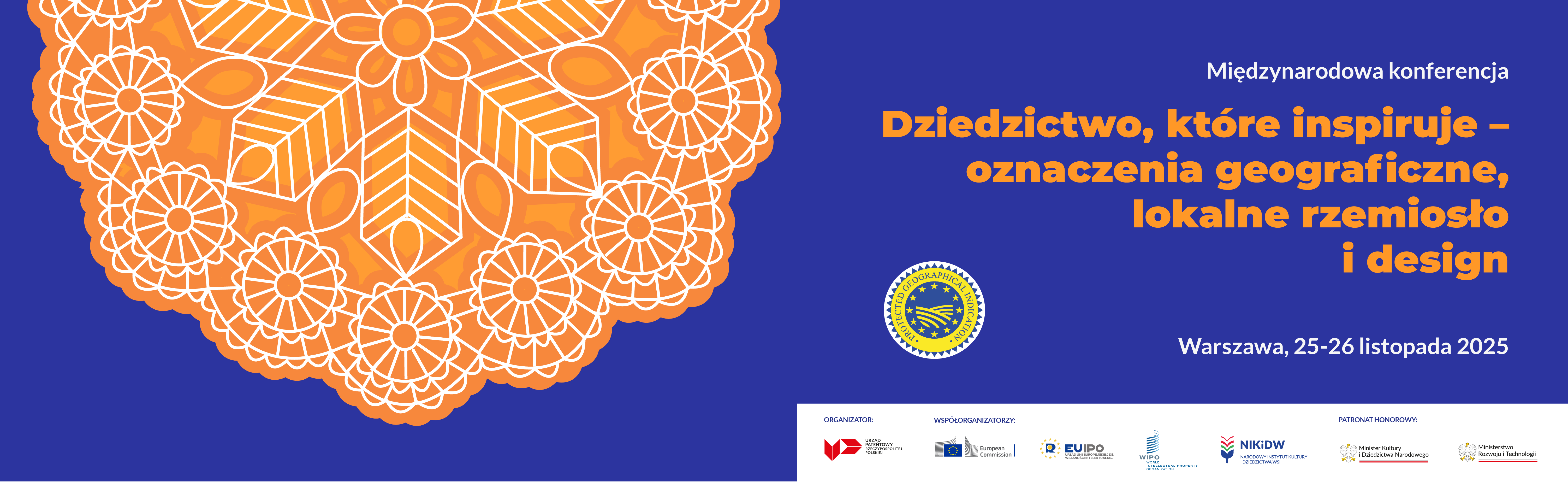 Międzynarodowa konferencja Dziedzictwo, które inspiruje – oznaczenia geograficzne, lokalne rzemiosło i design